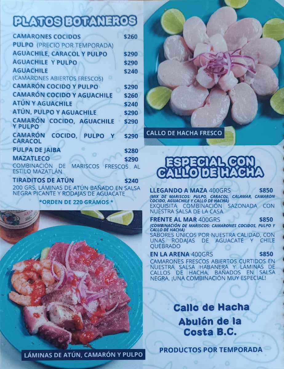 Mariscos El Beto Menu Photo 3