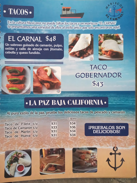 Mariscos El Carnal Menu Photo 5