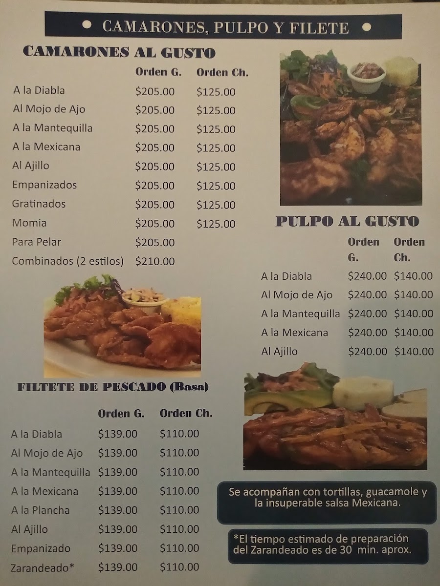 Mariscos El Carnal Menu Photo 9