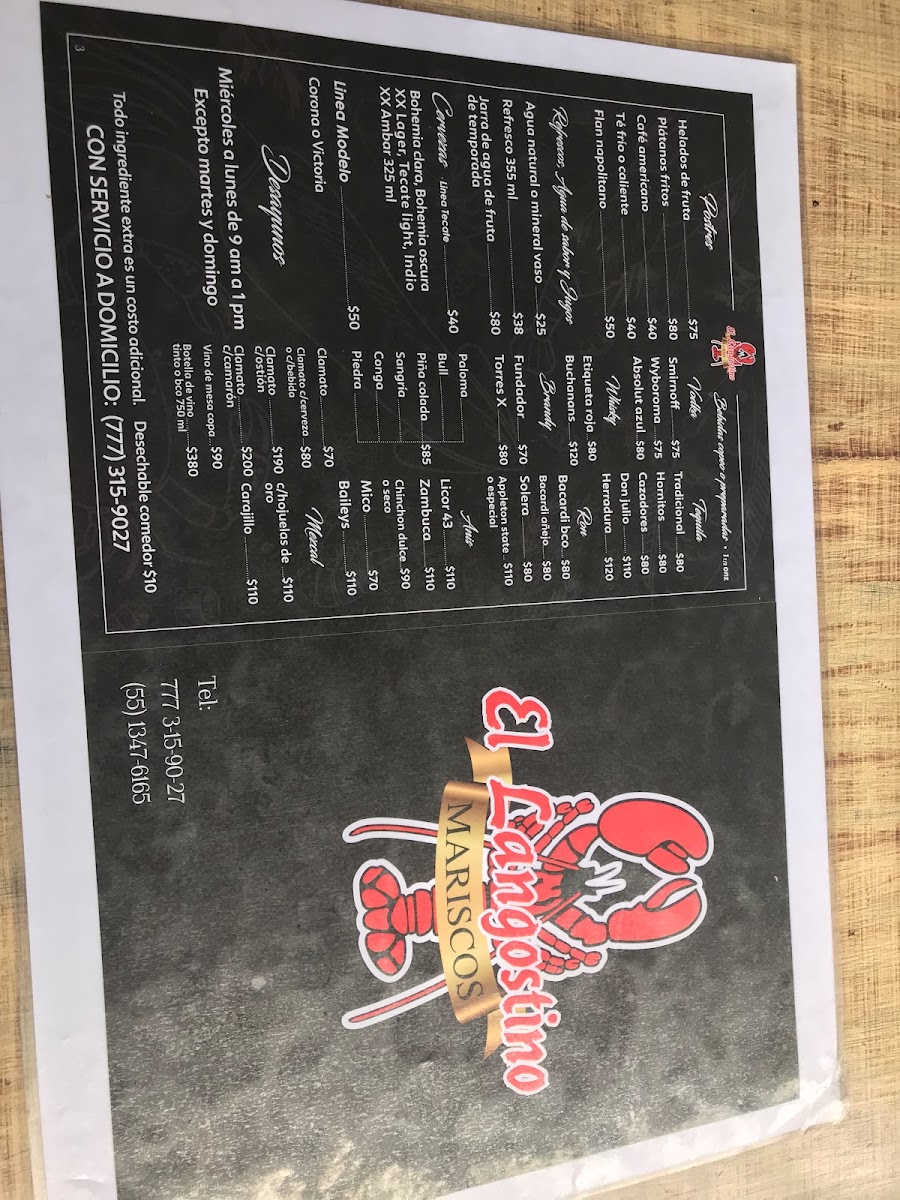 Mariscos El Langostino Menu Photo 10