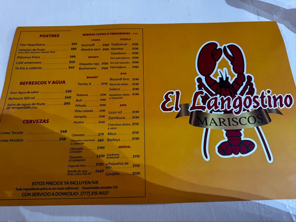 Mariscos El Langostino Menu Photo 4