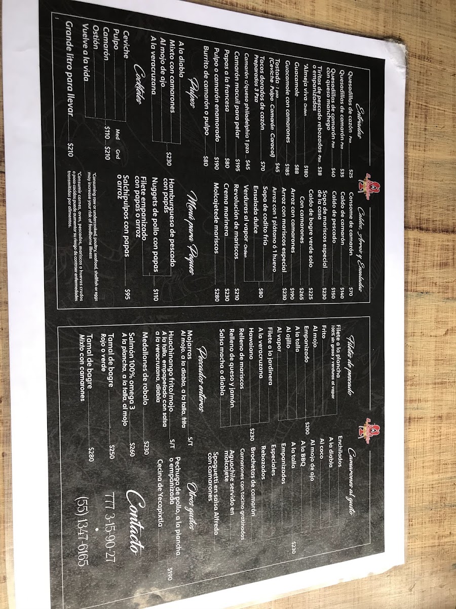 Mariscos El Langostino Menu Photo 8