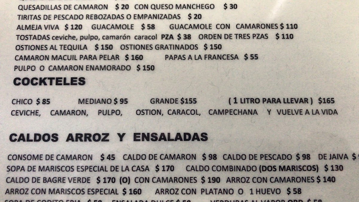 Mariscos El Langostino Menu Photo 9