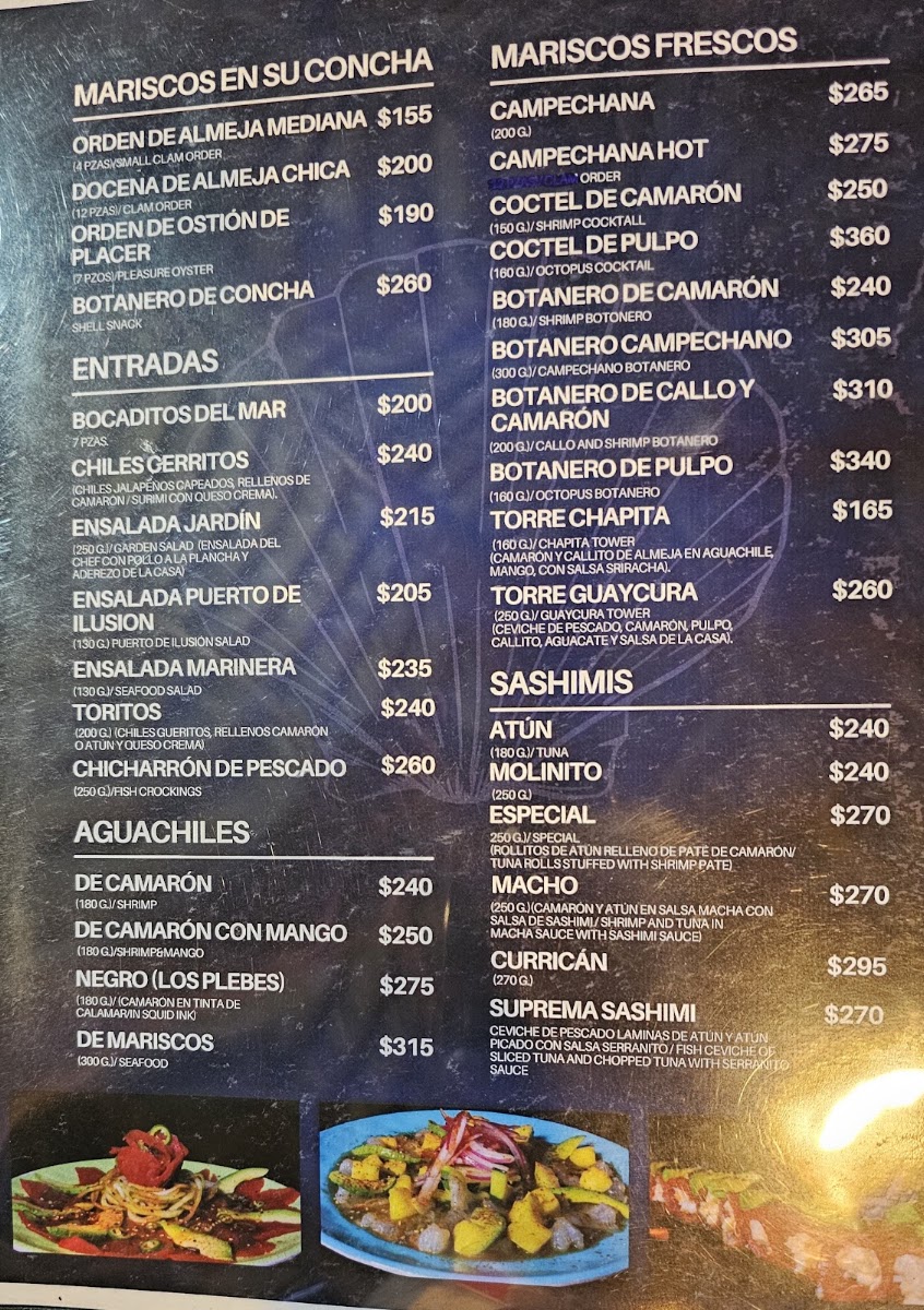 Mariscos El Paraje Menu Photo 4