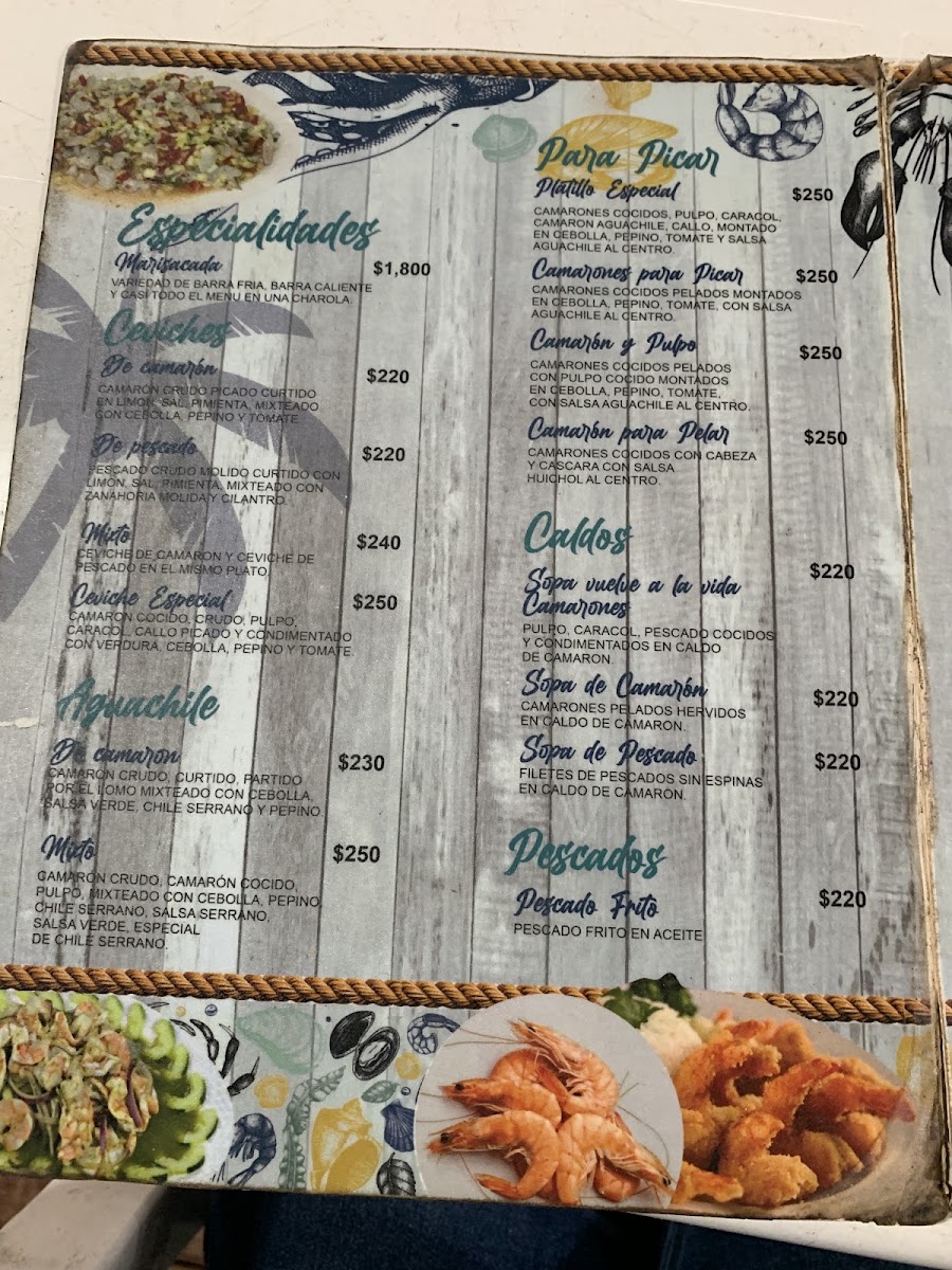 Mariscos El Pirata Menu Photo 3