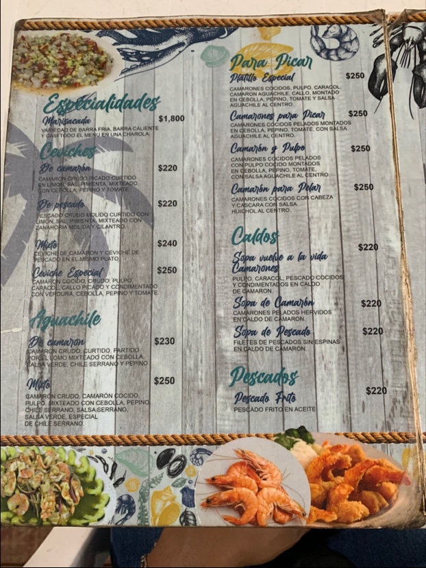 Mariscos El Pirata Menu Photo 4