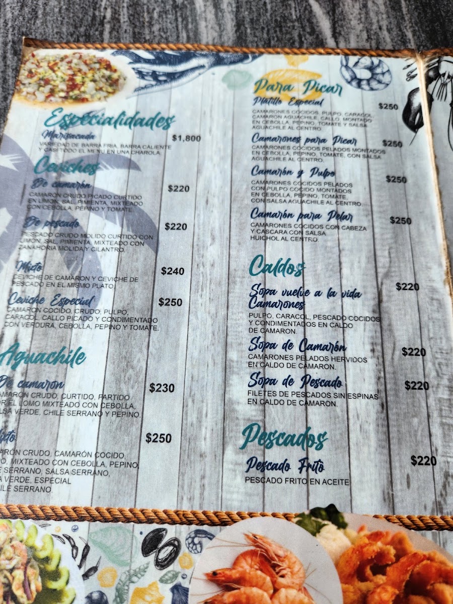 Mariscos El Pirata Menu Photo 9