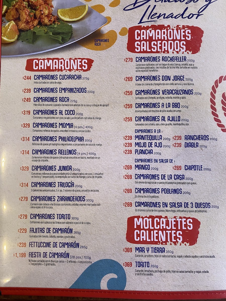 Mariscos El Torito La Marina Menu Photo 2
