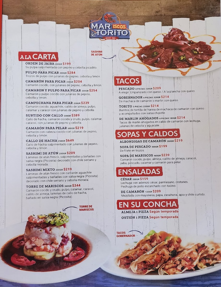 Mariscos El Torito La Marina Menu Photo 4