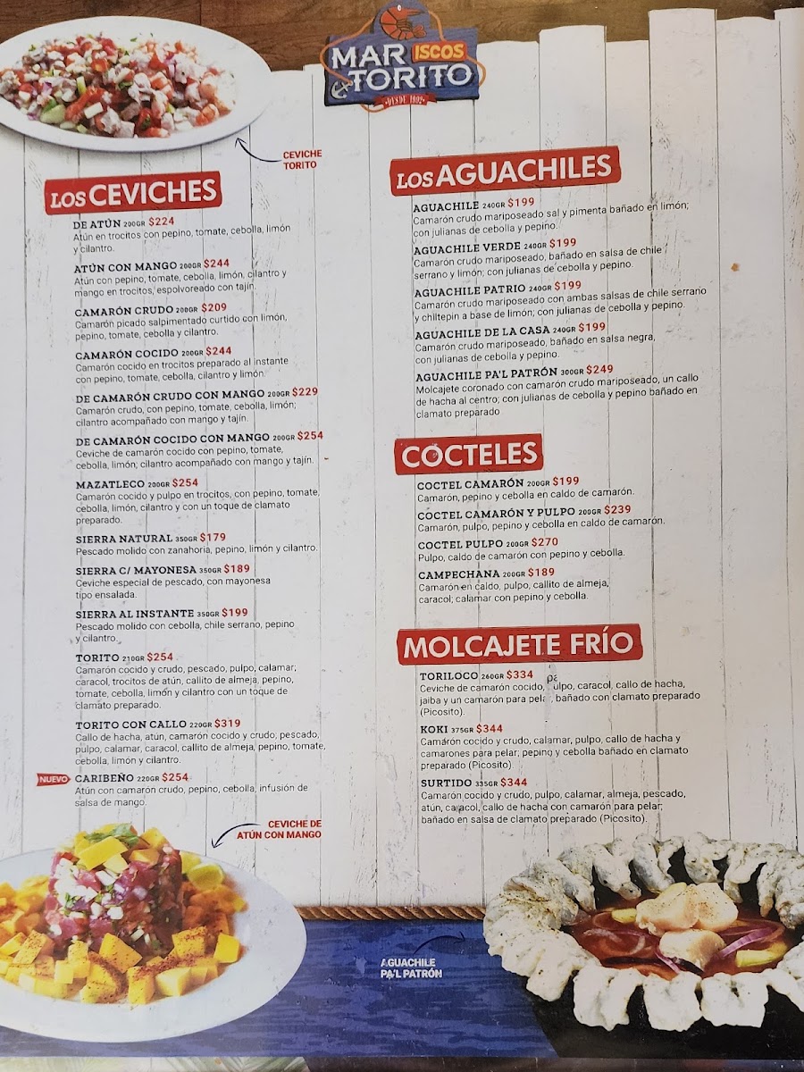 Mariscos El Torito La Marina Menu Photo 7