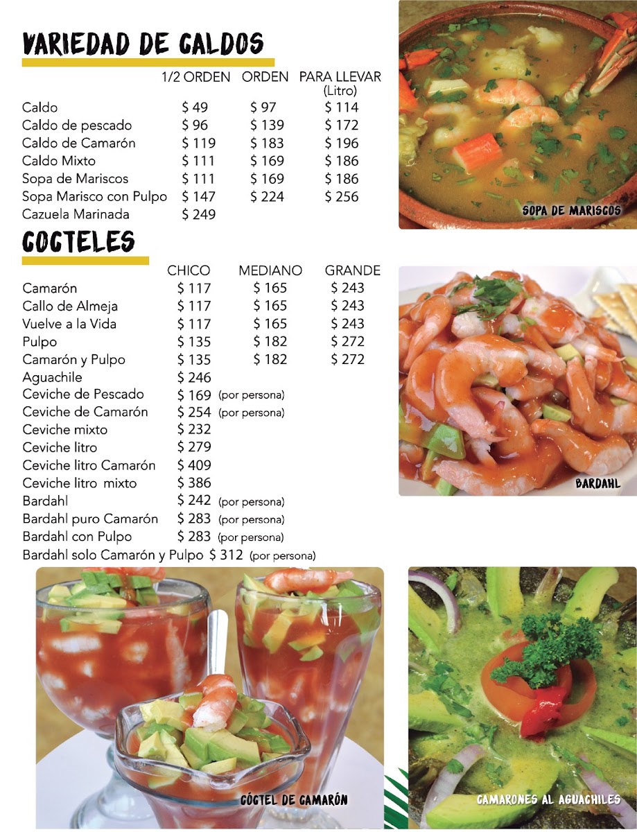 Mariscos La Anacua Menu Photo 2