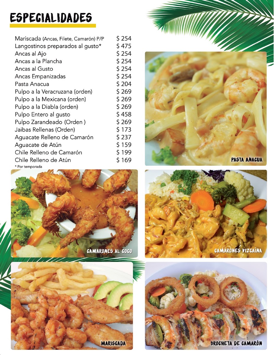 Mariscos La Anacua Menu Photo 4