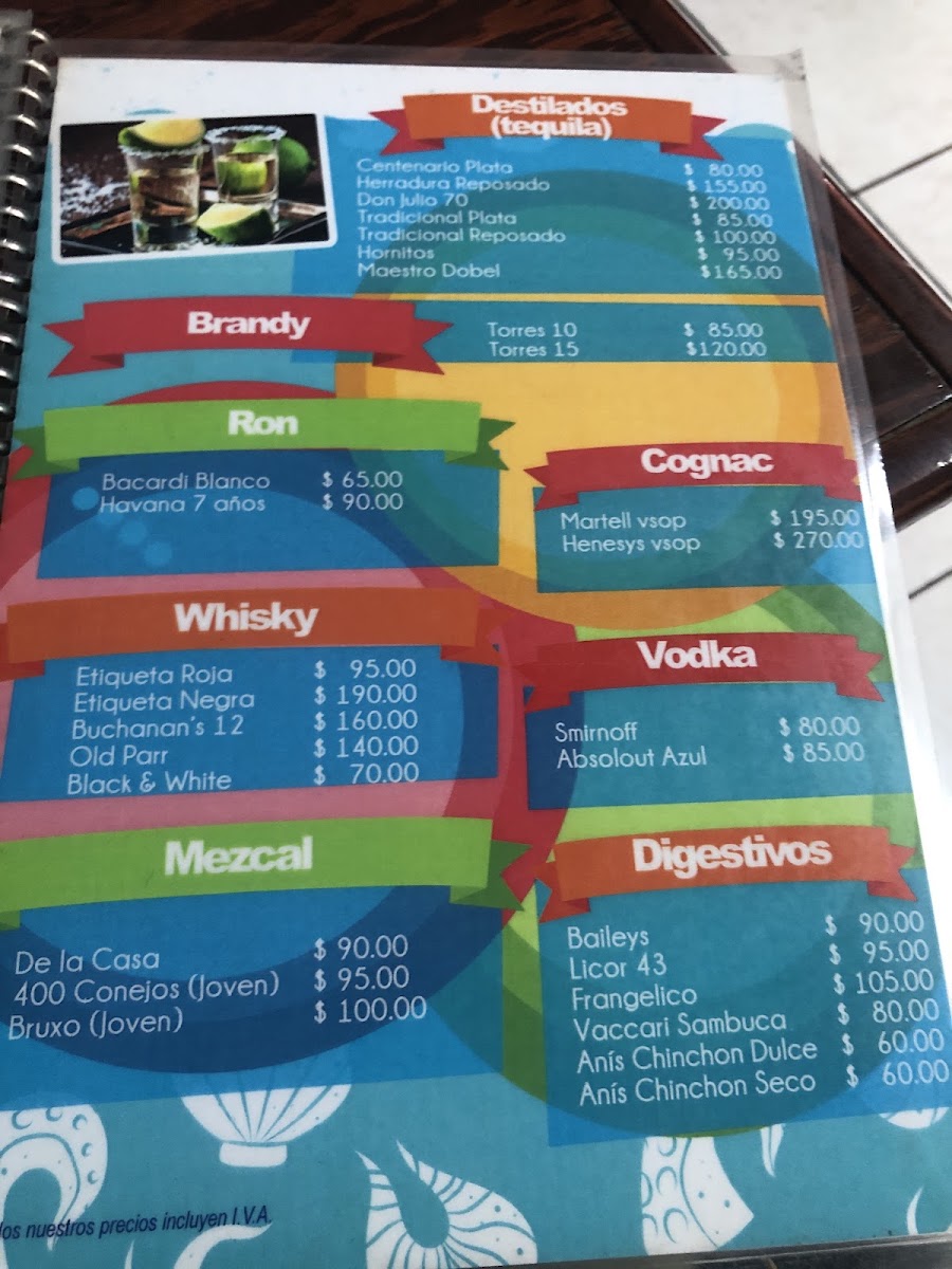 Mariscos La Playa Menu Photo 2