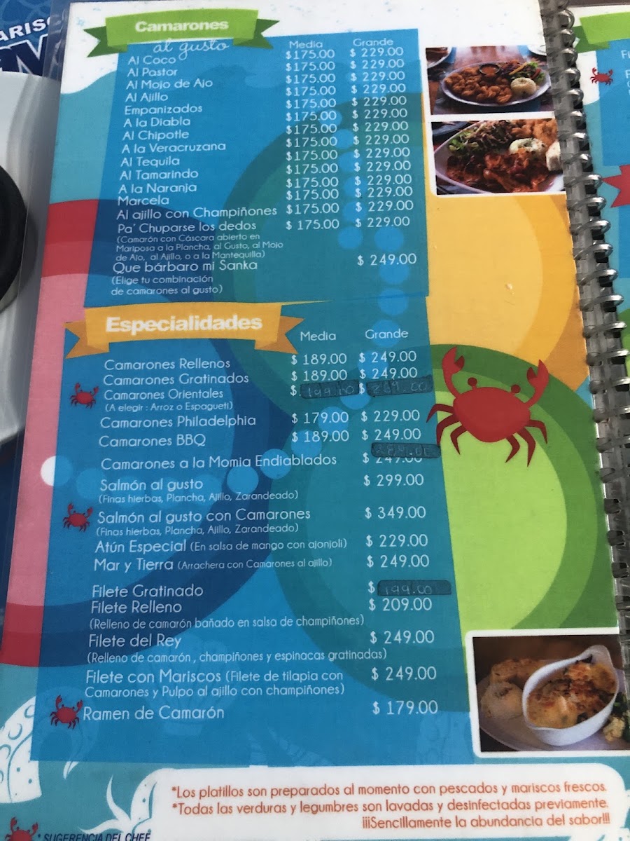 Mariscos La Playa Menu Photo 6