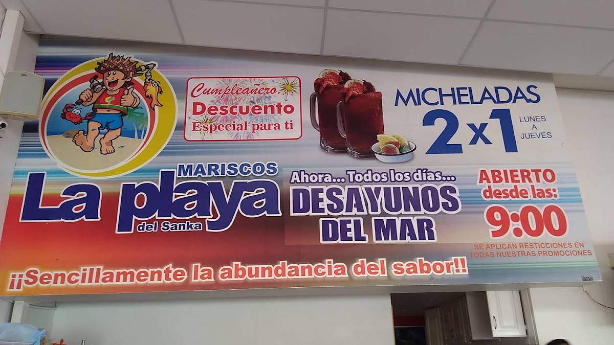 Mariscos La Playa Menu Photo 9