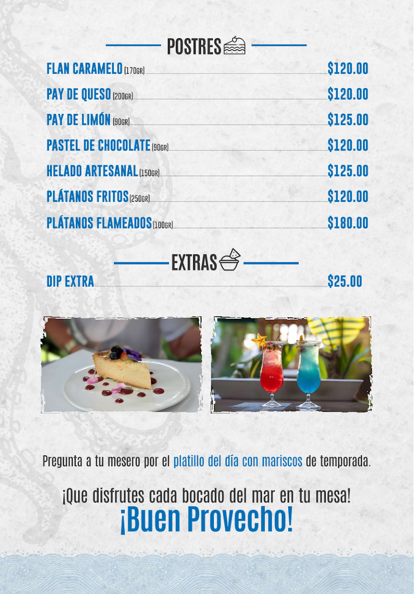 Mariscos Tino's Pitillal Menu Photo 10