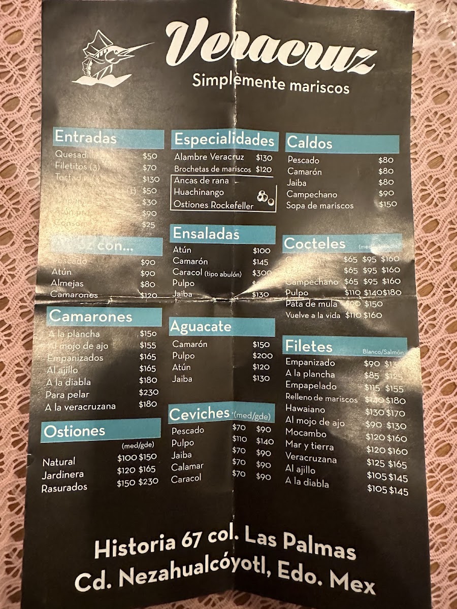 Marisqueria Veracruz Menu Photo 2