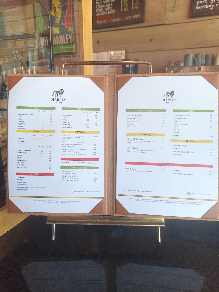 Marley Coffee Menu Photo 8