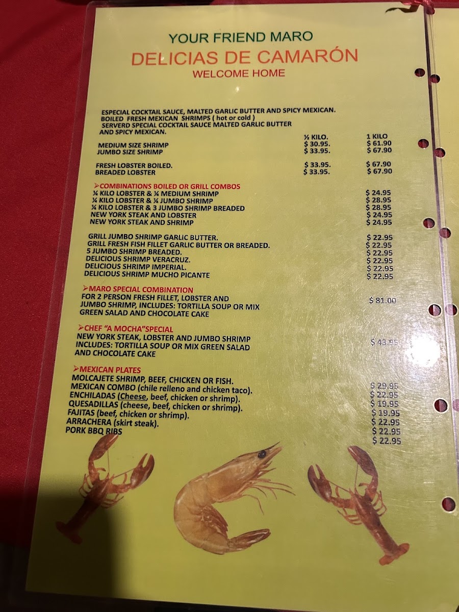 Maro Shrimp House Menu Photo 3