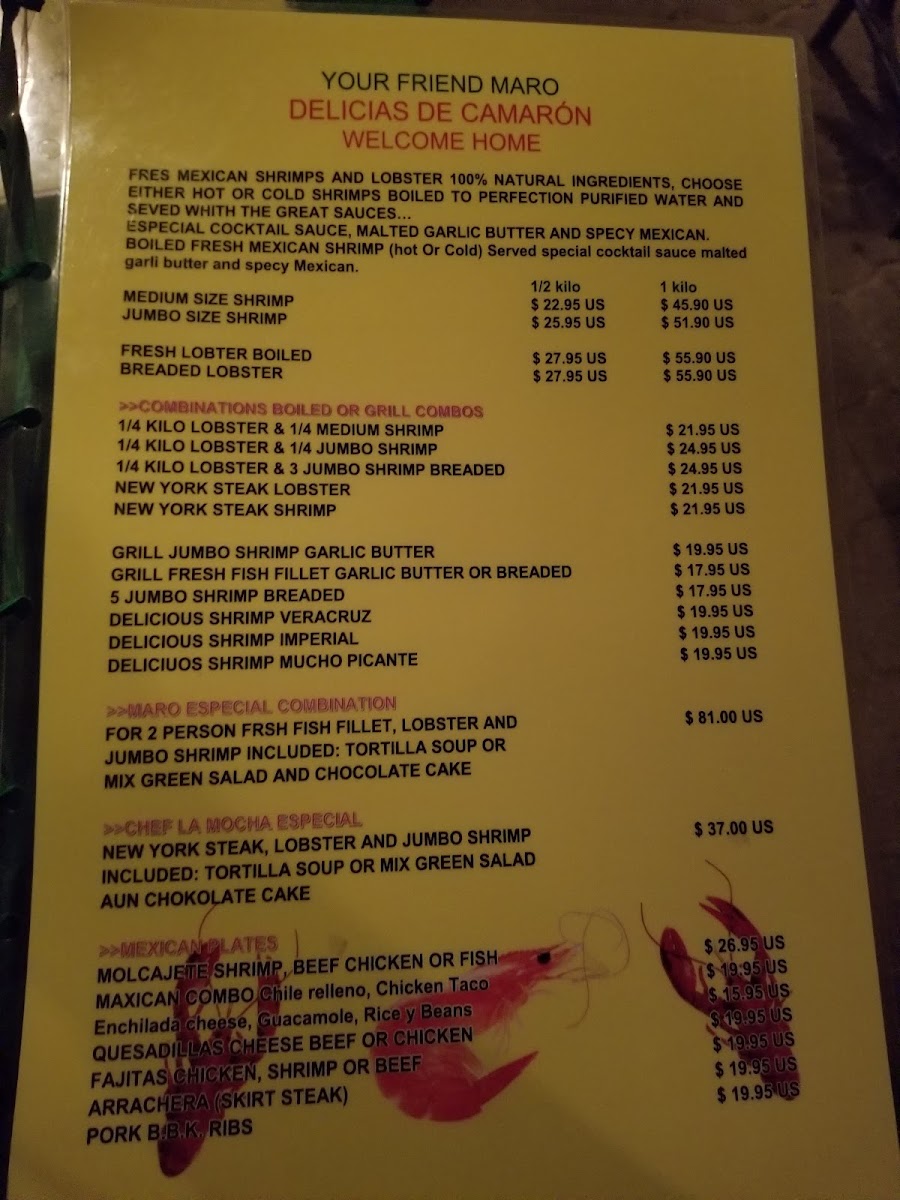 Maro Shrimp House Menu Photo 7