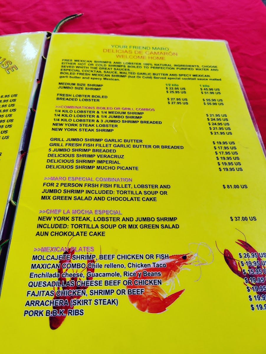 Maro Shrimp House Menu Photo 8
