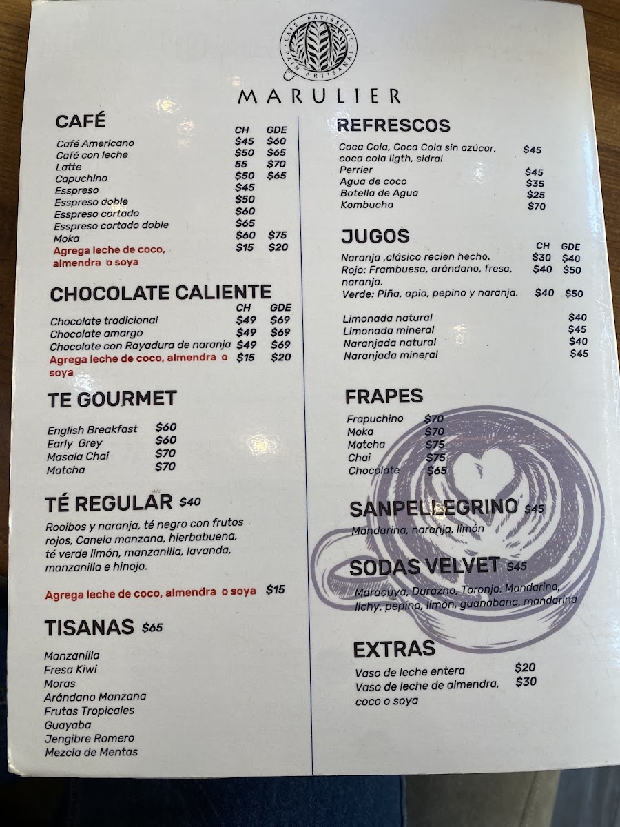 Marulier Luciernaga Menu Photo 6