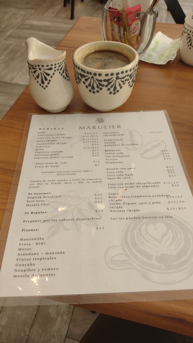 Marulier Luciernaga Menu Photo 8