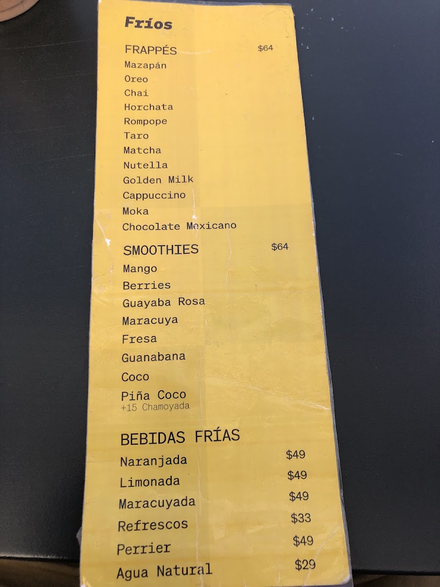 Mas Cafe Bernal Menu Photo 10