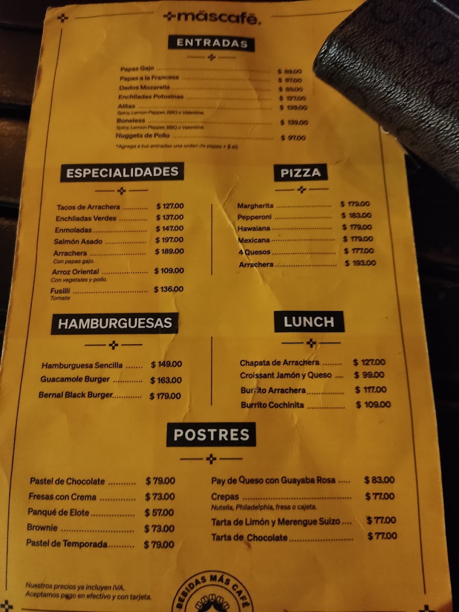 Mas Cafe Bernal Menu Photo 4
