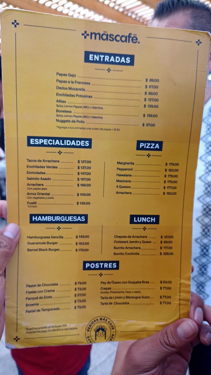 Mas Cafe Bernal Menu Photo 5