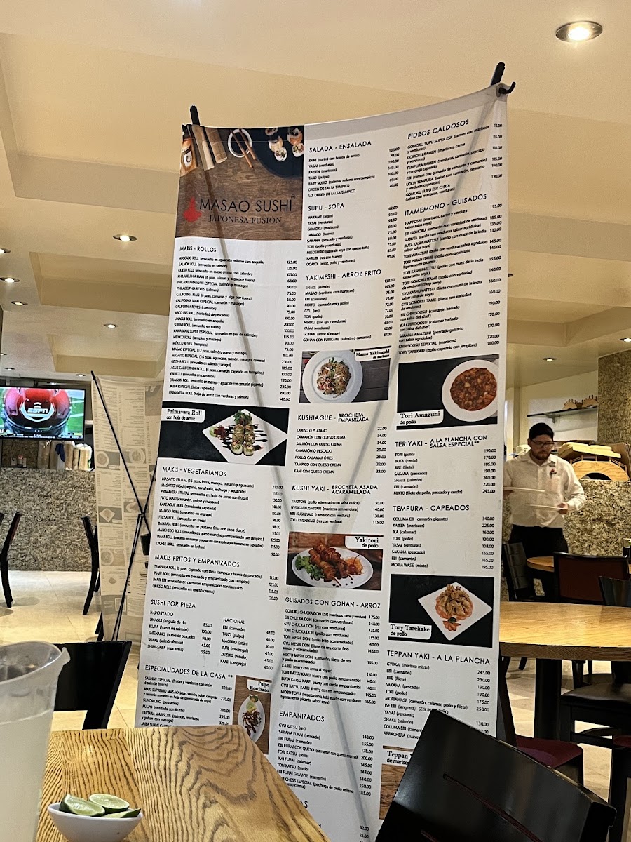 Masao Menu