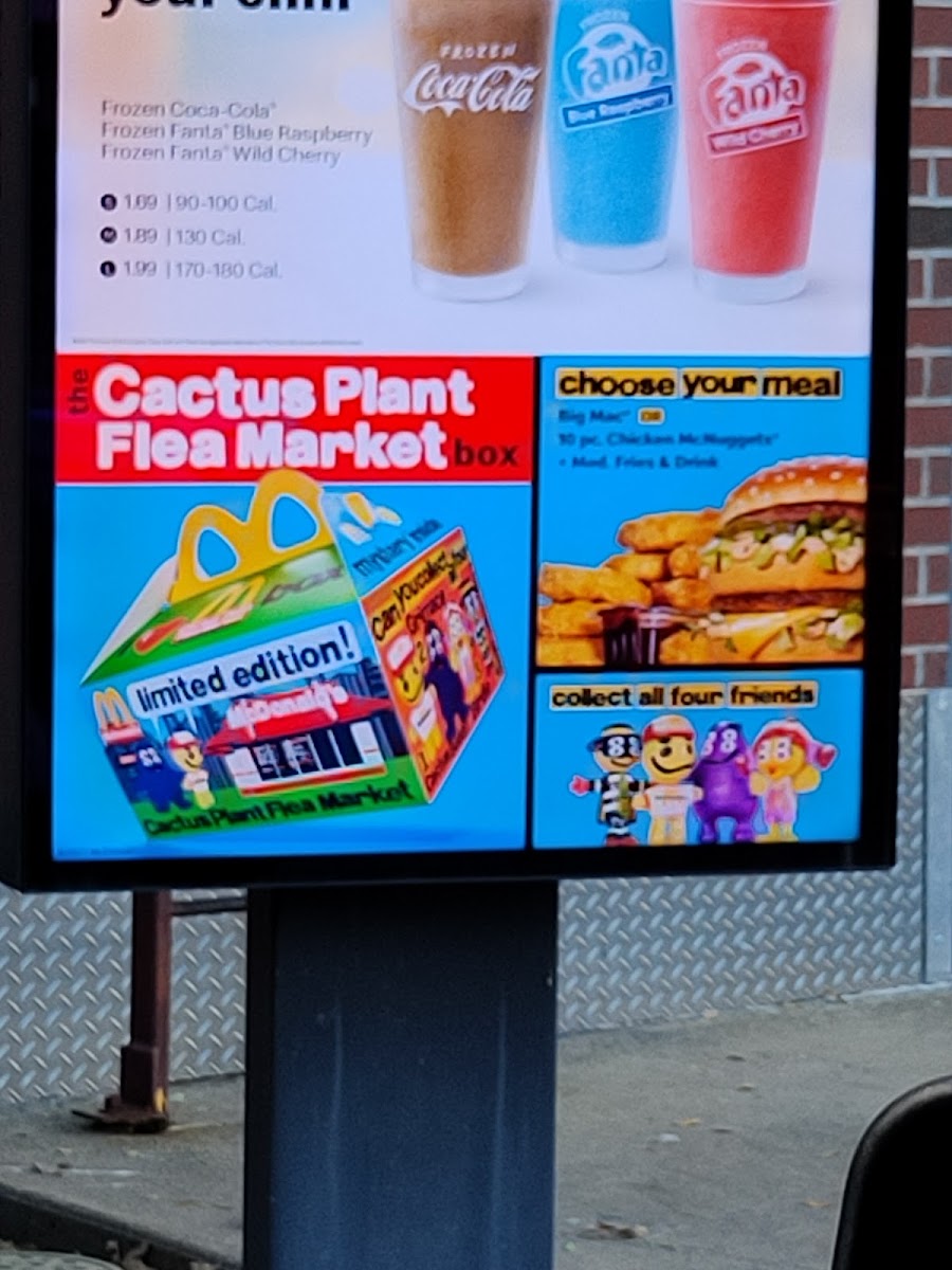 Mcdonald's Menu