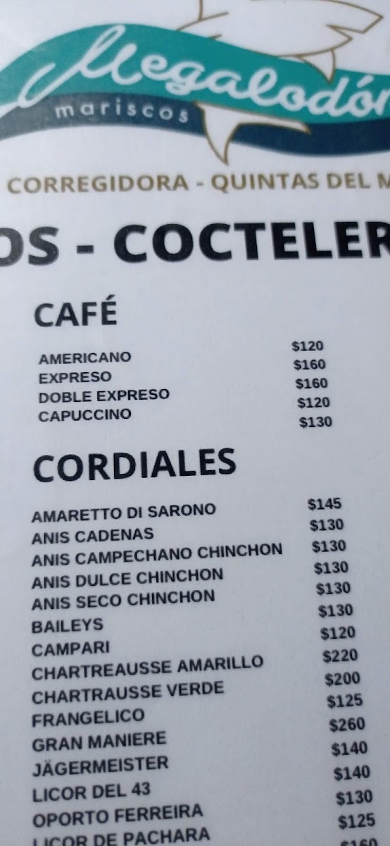 Megalodon Menu Photo 6