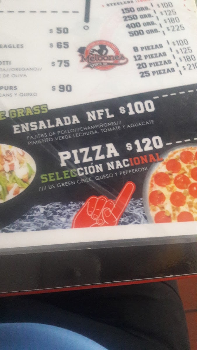 Meloones Sports Bar Menu Photo 10