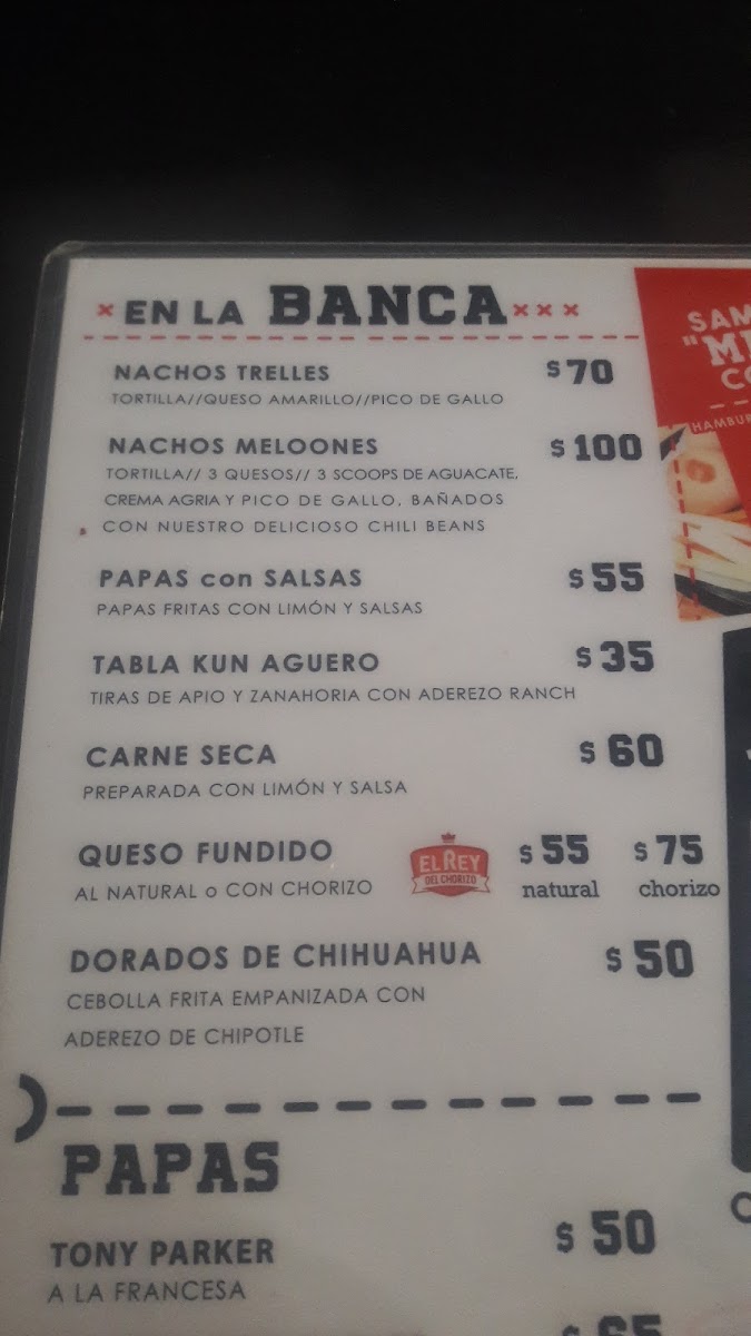 Meloones Sports Bar Menu Photo 2