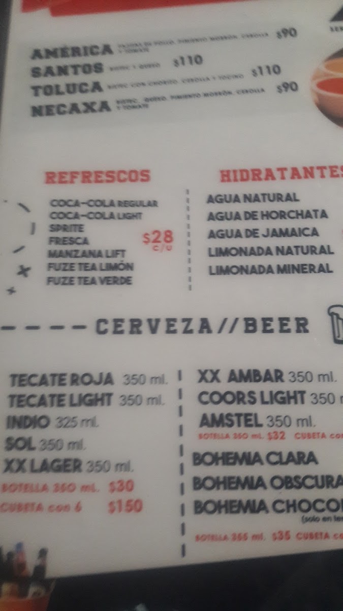 Meloones Sports Bar Menu Photo 3