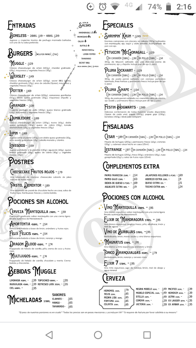 Menesteres Menu Photo 3