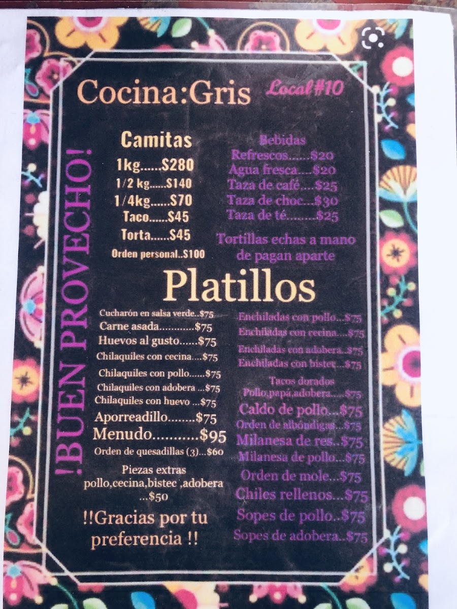 Mercado De Antojitos Menu Photo 2