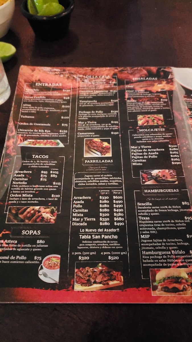 Merendero San Pancho Colosio Menu Photo 2