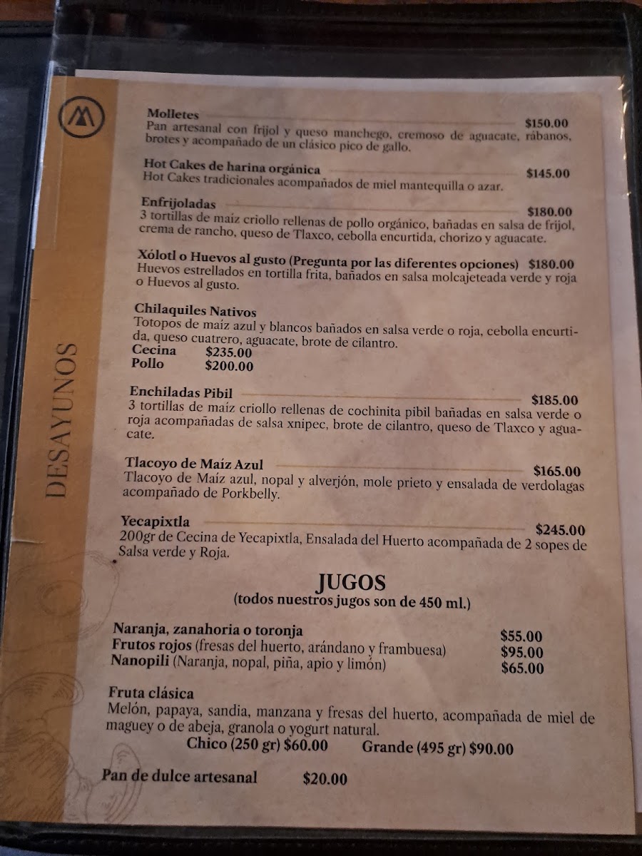 Mexko Menu