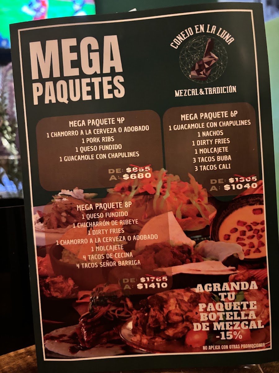 Mezcaleria Conejo En La Luna Menu Photo 3