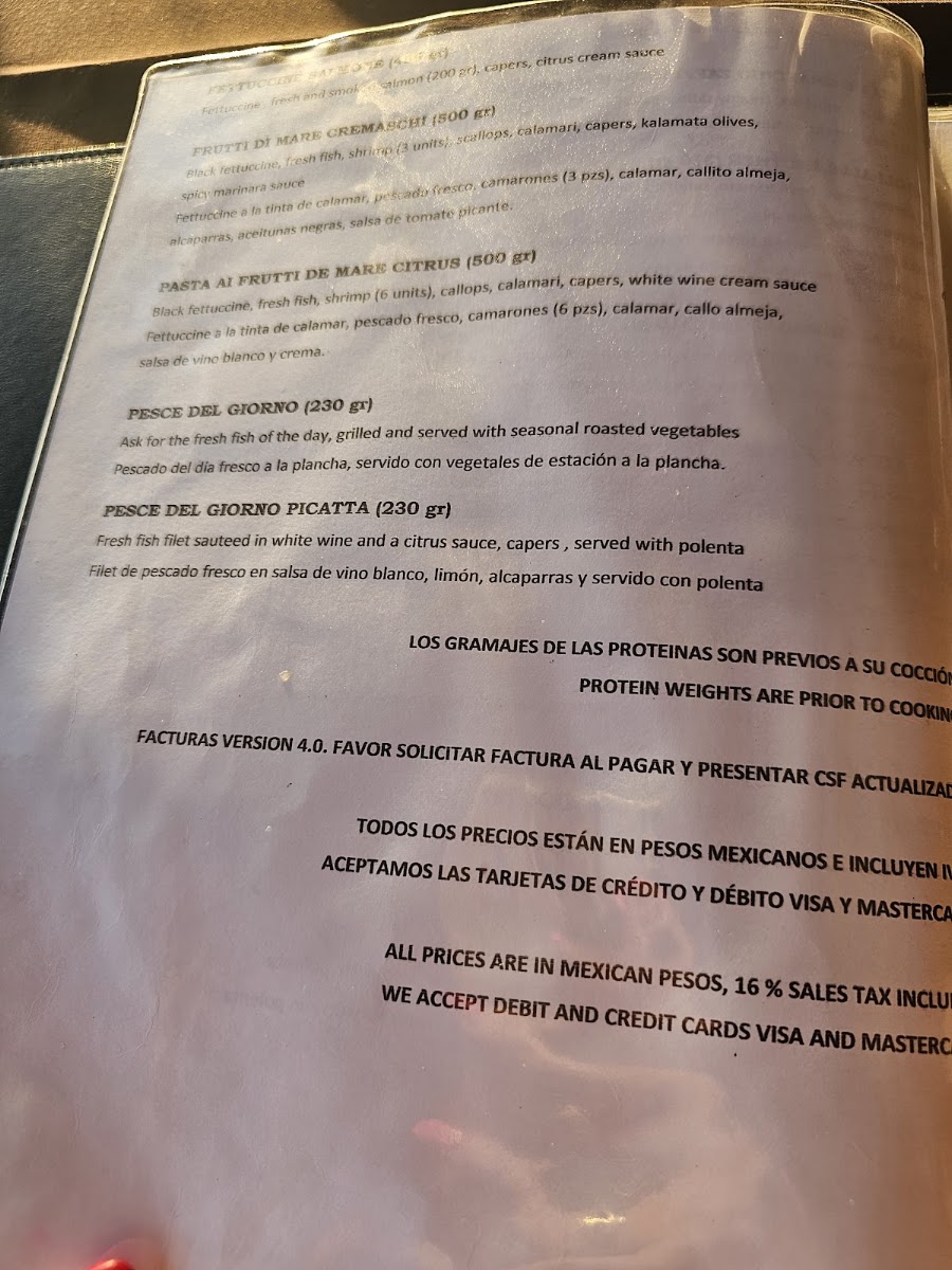 Mezzogiorno Menu Photo 3