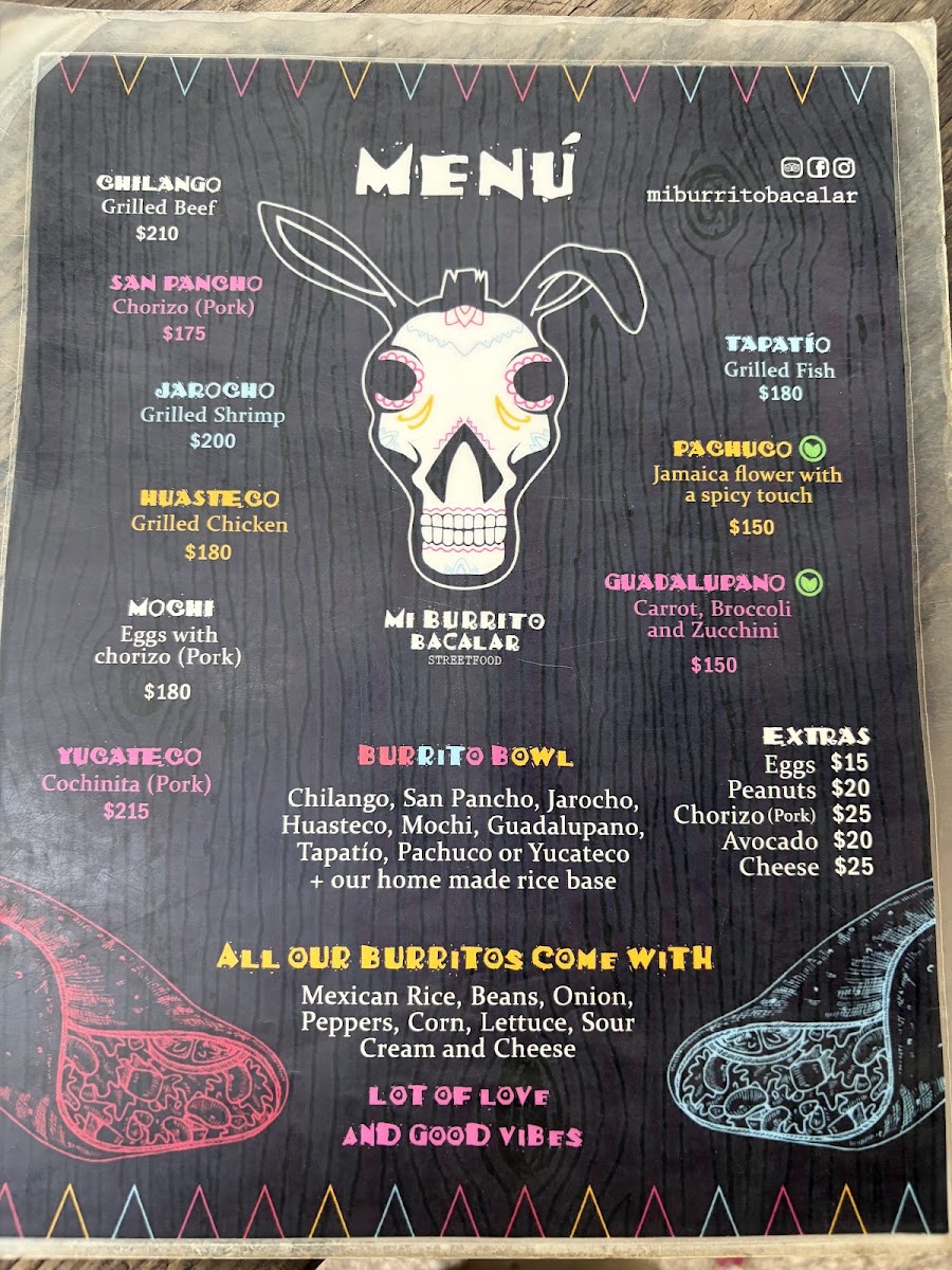 Mi Burrito Bacalar Menu Photo 3