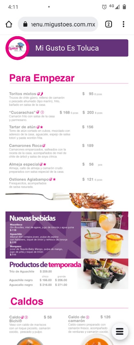 Mi Gusto Es Menu Photo 4