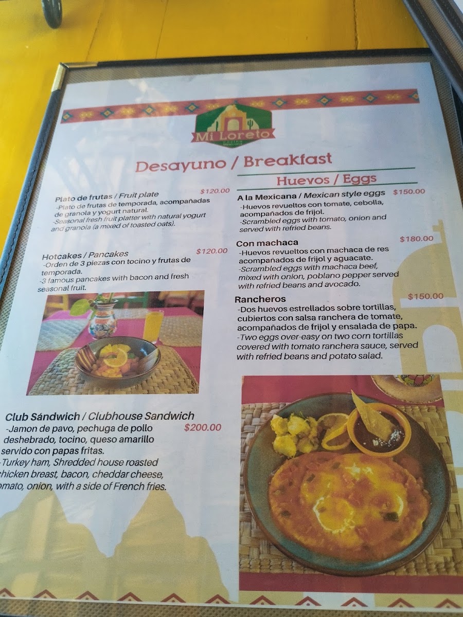 Mi Loreto Menu Photo 10