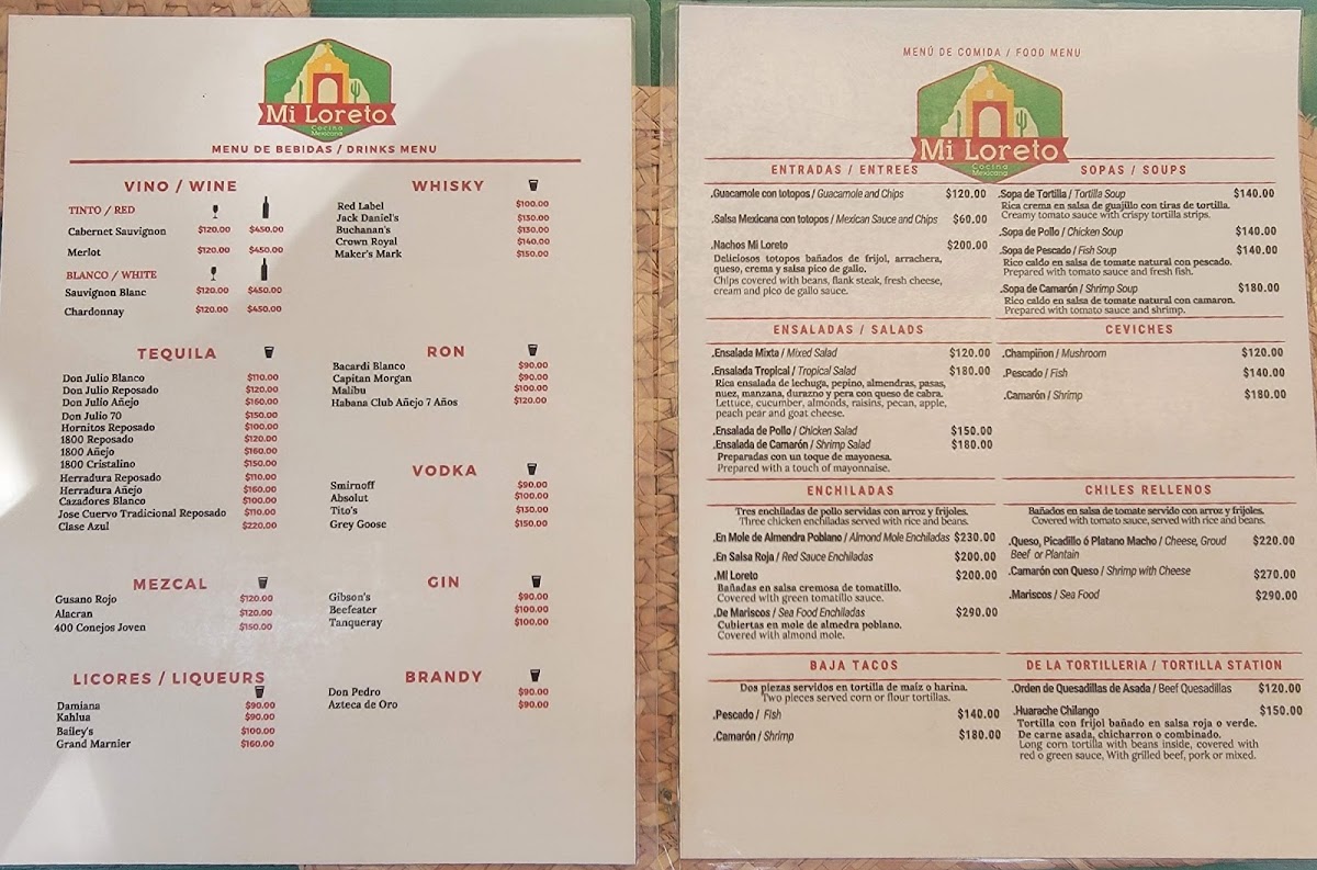 Mi Loreto Menu Photo 5
