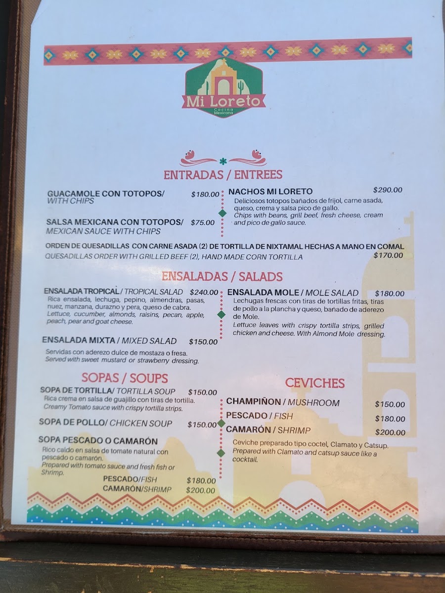 Mi Loreto Menu Photo 7
