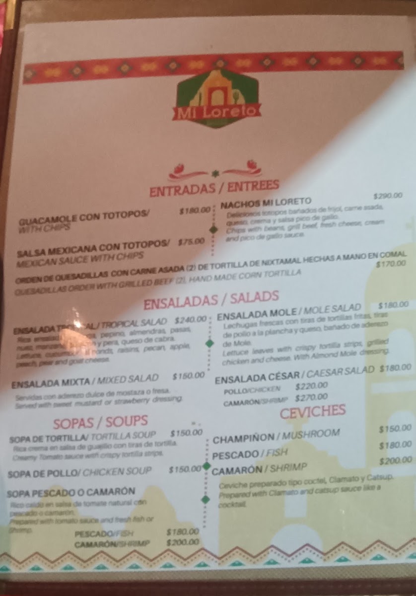 Mi Loreto Menu Photo 9