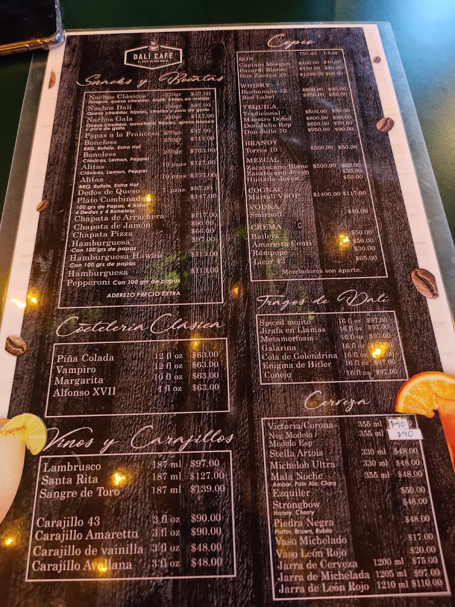 Midali Cafe Tacuba Menu Photo 2