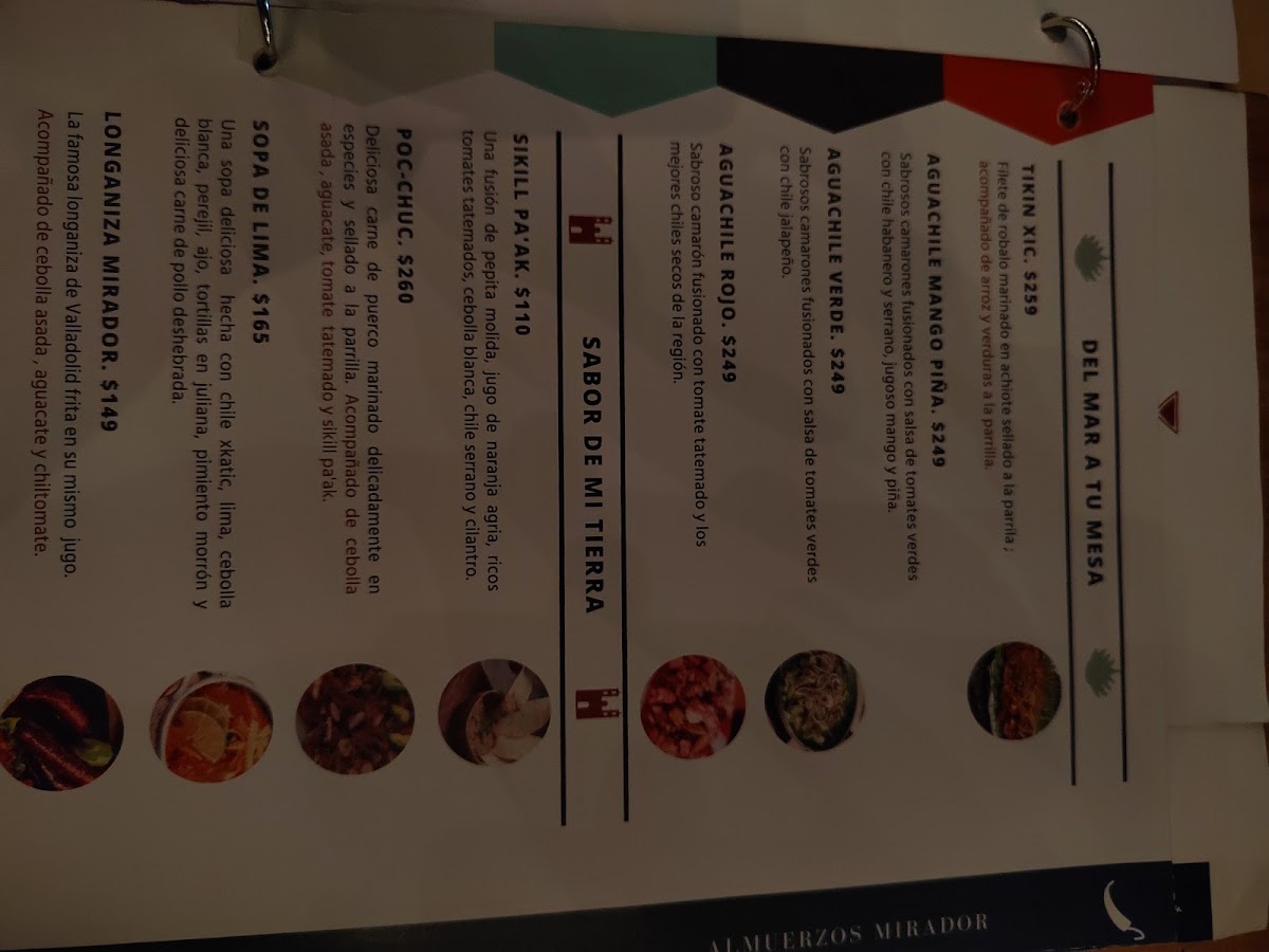Mirador don Alfonso Menu Photo 5